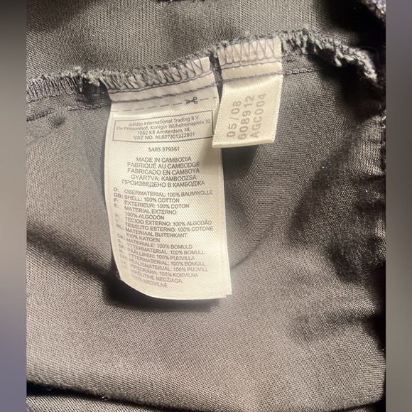 Vintage Adidas casual light athletic streetwear lng sleeve tartan print jacket M - Picture 4 of 4